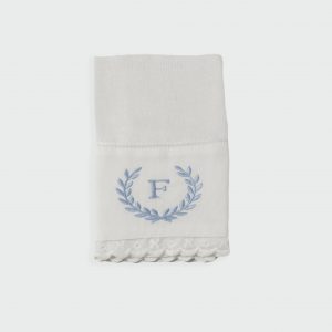 Babinha Guirlanda letra "F" - Escolha a Cor